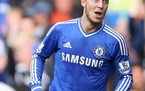 The best halfback of Chelsea Eden Hazard