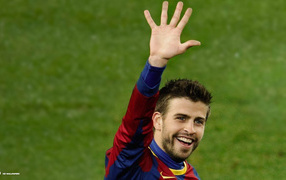 The best player of Barcelona Gerard Pique