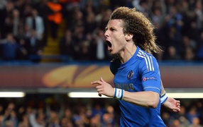 The defender of Chelsea David Luiz scored a goal