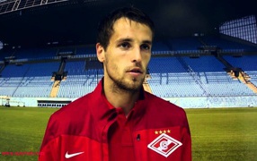 Футболист Спартака Дмитрий Комбаров крупным планом