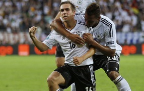 Футболист Баварии Филипп Лам на поле