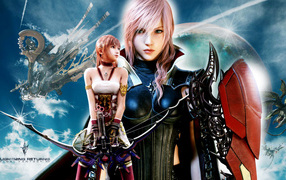 Героиня в игре Final Fantasy XV