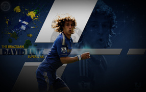 The player of Chelsea David Luiz