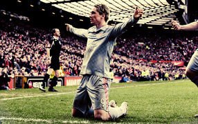 The player of Chelsea Fernando Torres