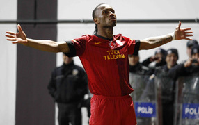 The player of Galatasaray Didier Drogba