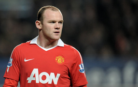 The player of Manchester United Wayne Rooney