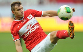 The player of Rostov Artem Dzyuba