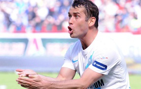 Игрок Зенита Александр Кержаков