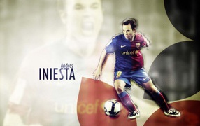 The pride of Barcelona Andres Iniesta