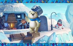 Зимняя олимпиада в Сочи 2014, белый мишка