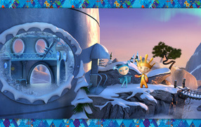 Зимняя олимпиада в Сочи 2014, лучик и снежинка