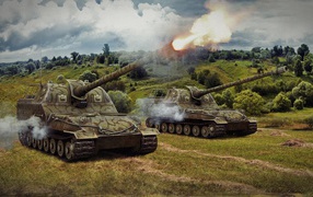 World of Tanks: артиллерия