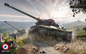 World of Tanks: french tank AMX 12 90