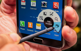 Новый Samsung Galaxy Note 3, окно S Pen 