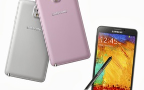  The new Samsung Galaxy Note 3, all colors