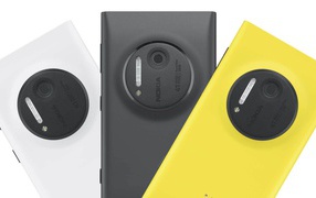  The new camera phone Nokia Lumia 1020, all colors