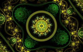 Зеленая абстракция