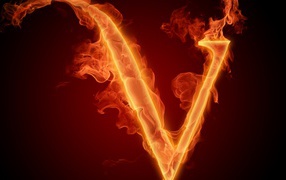 Огненная буква В