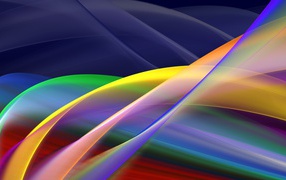 Радужные волны света