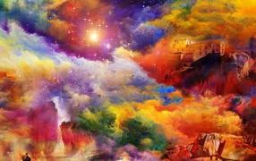 Буря на море