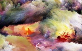 Шторм в море