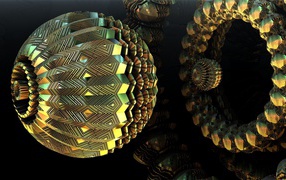 Абстрактный объемный шар