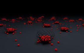 Оранжевые шарики