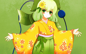 Девочка в кимоно
