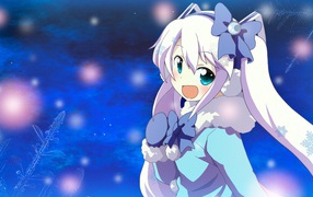 Девочка в зимней одежде