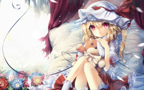 Девочка с медвежонком