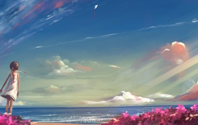 Девочка на берегу