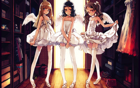	   Three angels
