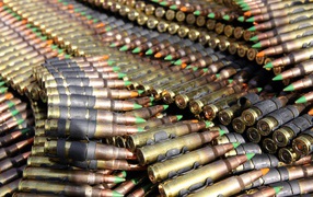 Belts of ammunition