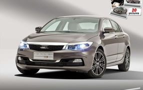 Красивый автомобиль Qoros 3 2014  в Москве