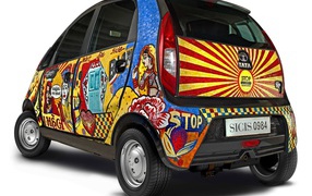 Автомобиль марки Tata Nano 2014