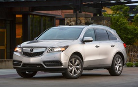 Красивый автомобиль Acura RDX 2014 в Москве