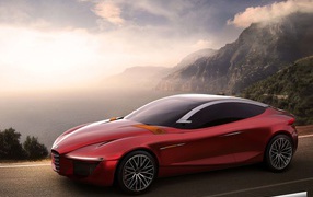 Красивый автомобиль Alfa Romeo gloria в Москве