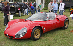 Design of the car Alfa Romeo 33 
