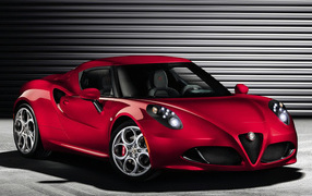 Design of the car Alfa Romeo 4c 