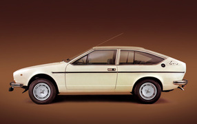 Design of the car Alfa Romeo alfetta 