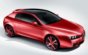 Design of the car Alfa Romeo brera 