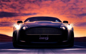Beautiful car Aston Martin db9