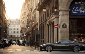 	 Aston Martin in the city street