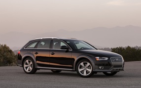 Audi allroad car on the road 