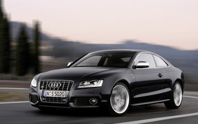 Beautiful car Audi a5 in Moscow 