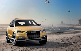 Красивый автомобиль Audi q3 в Москве