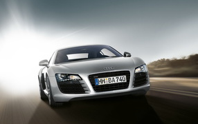 	   Audi on the road