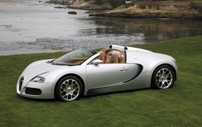 Bugatti Veyron supersport 16.4 у озера