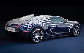 	   Painted Bugatti