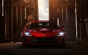 Машина Dodge srt viper